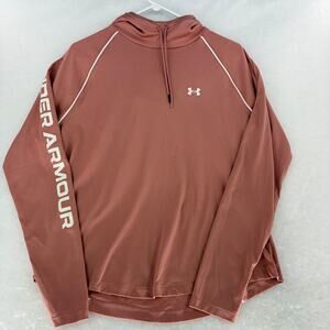 Under Armour Women's XL UA Velocity Wordmark Training Hoodie Pink